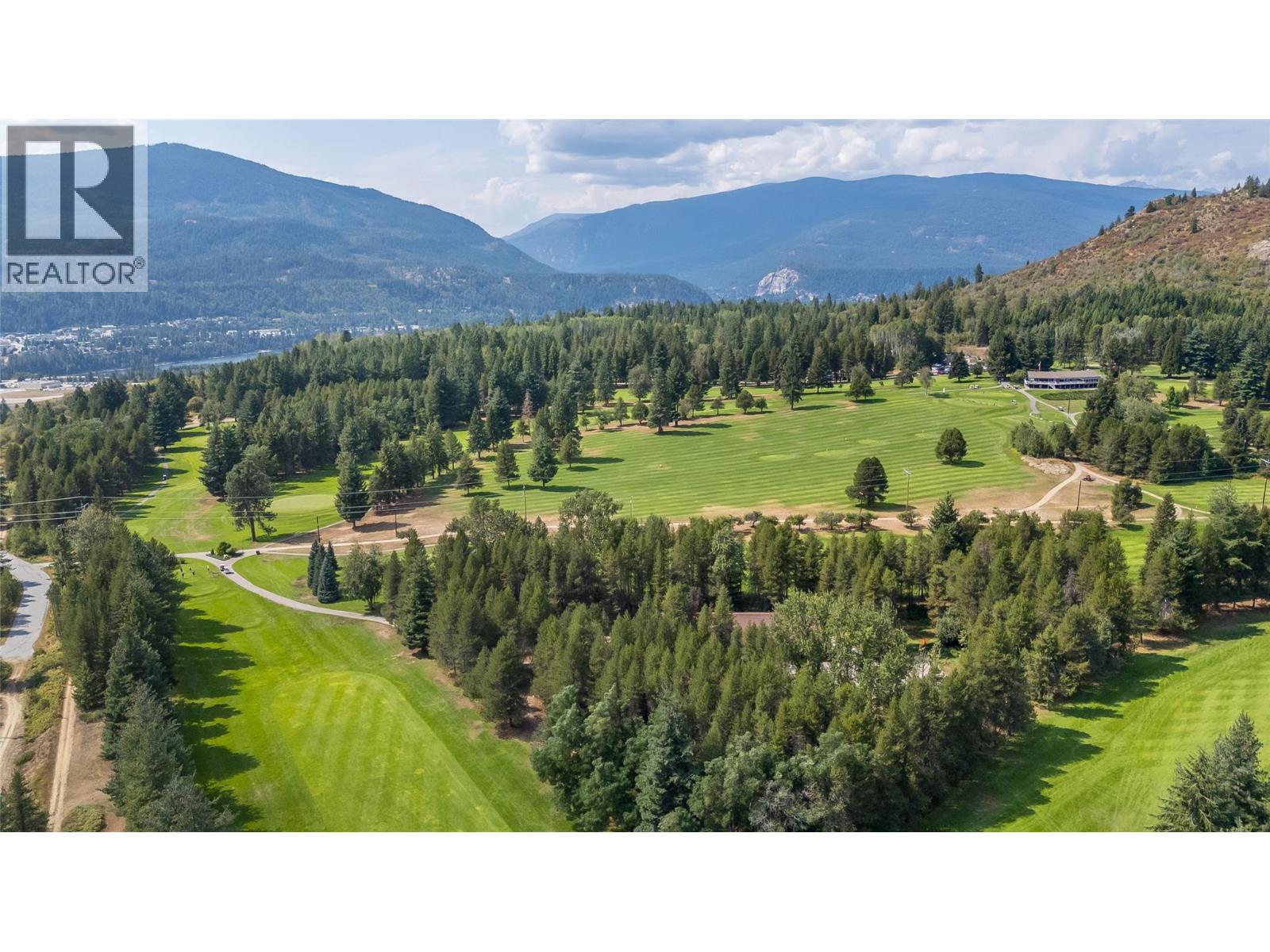 Aerial View of Golf Course at the rear of the Subject Property