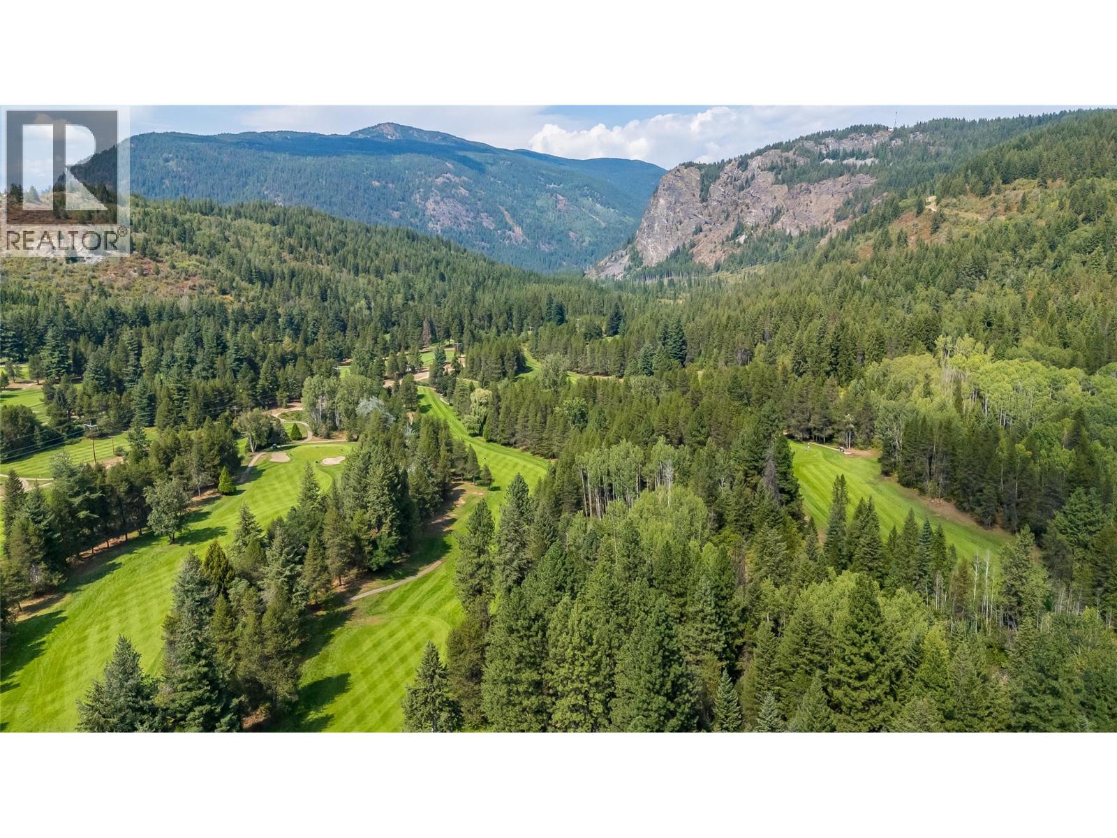 Aerial View of Golf Course at the rear of the Subject Property