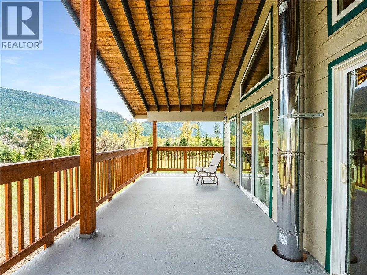 Back porch on main house.