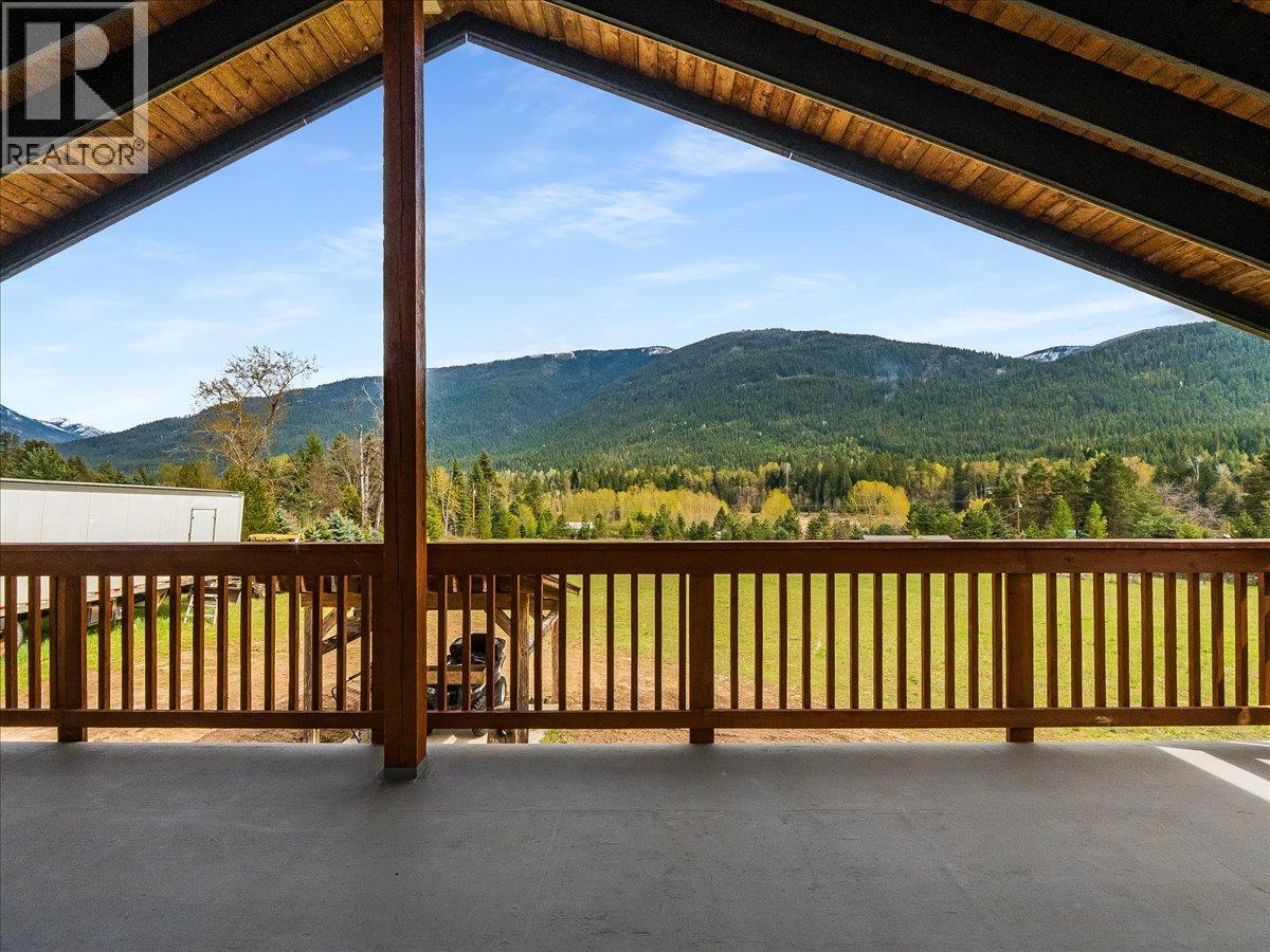Back porch on main house.