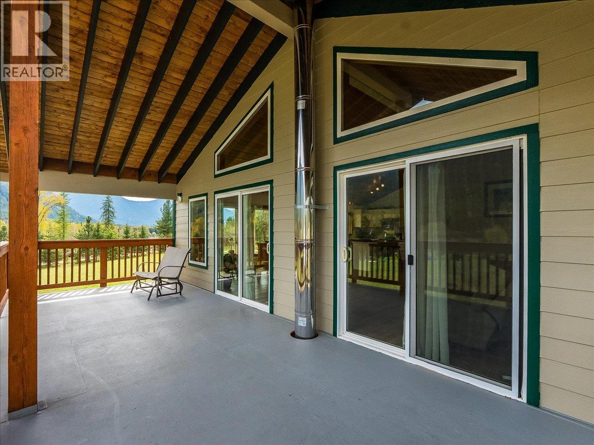 Back porch on main house.