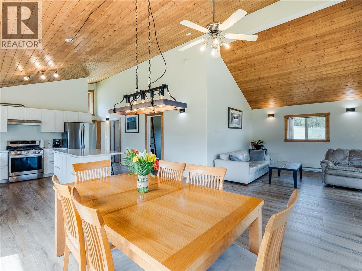 Dining room in main house.