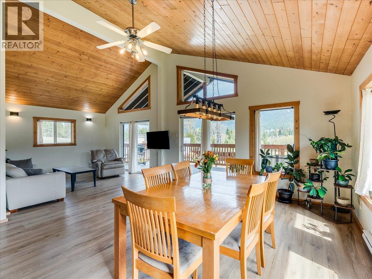Dining room in main house.
