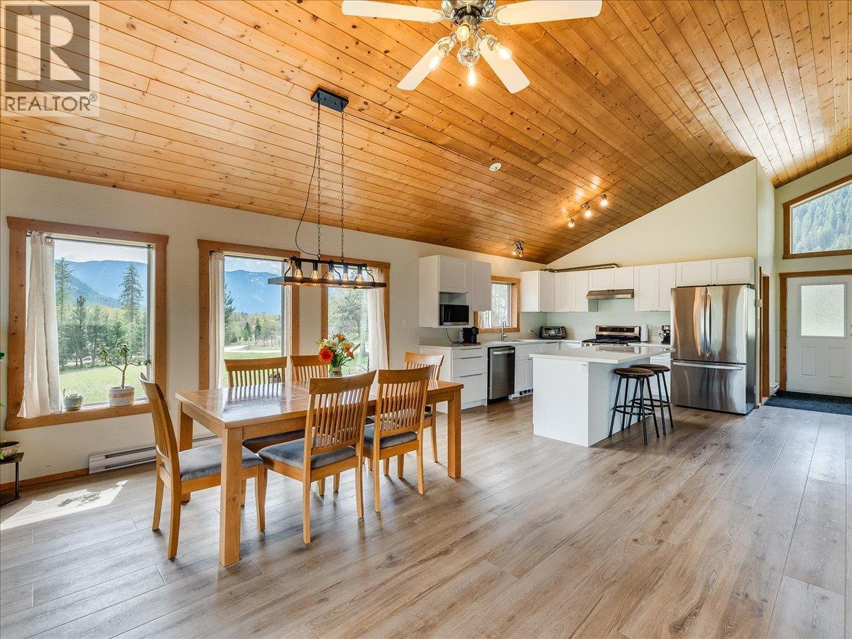 Dining room in main house.