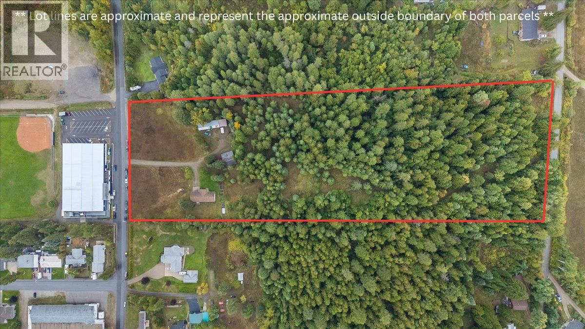 Lot lines are approximate and represent the approximate outside boundary of both parcels