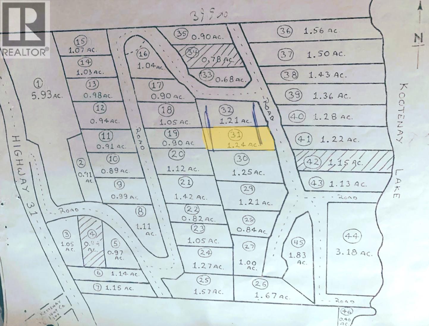 Pine Ridge Subdivision map