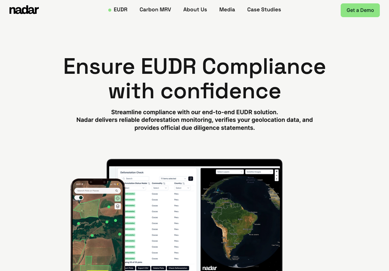 EUDR Compliance Deforestation Monitoring EUDR Compliance Deforestation Monitoring