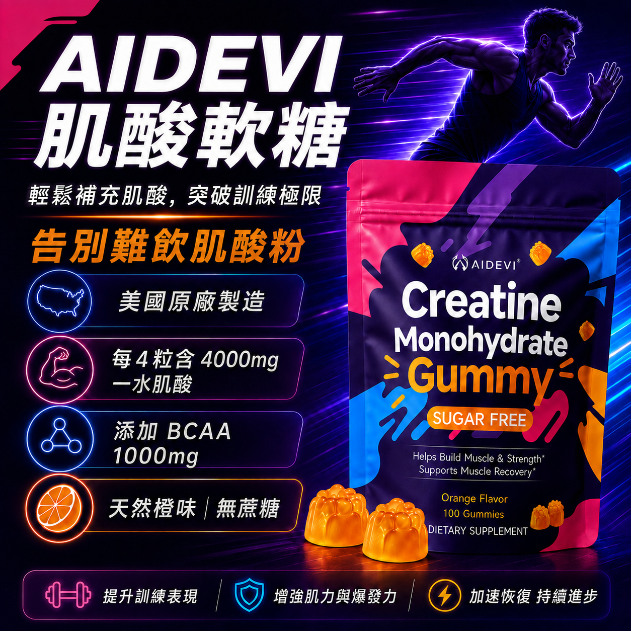 AIDEVI® 肌酸軟糖