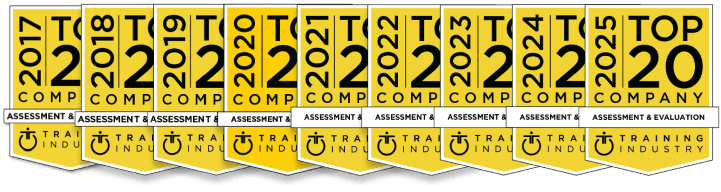 9 years of Badges from The Training Industry.