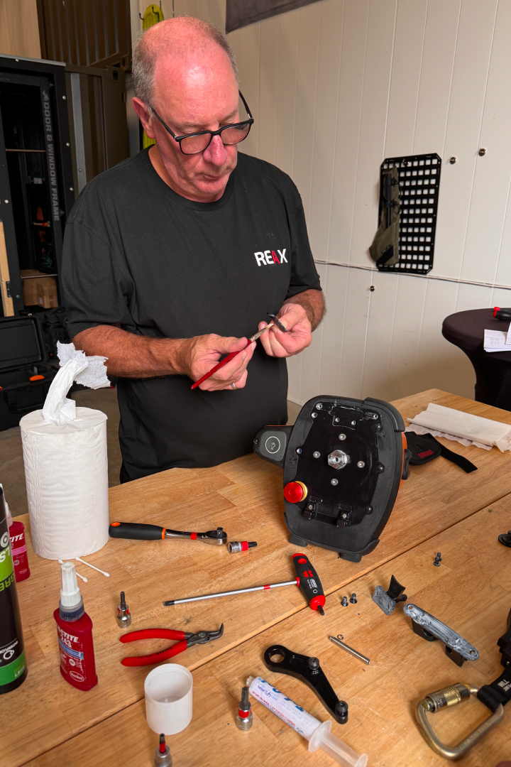 REAX servicing Skylotec Actsafe ACX & ICX Power Ascenders