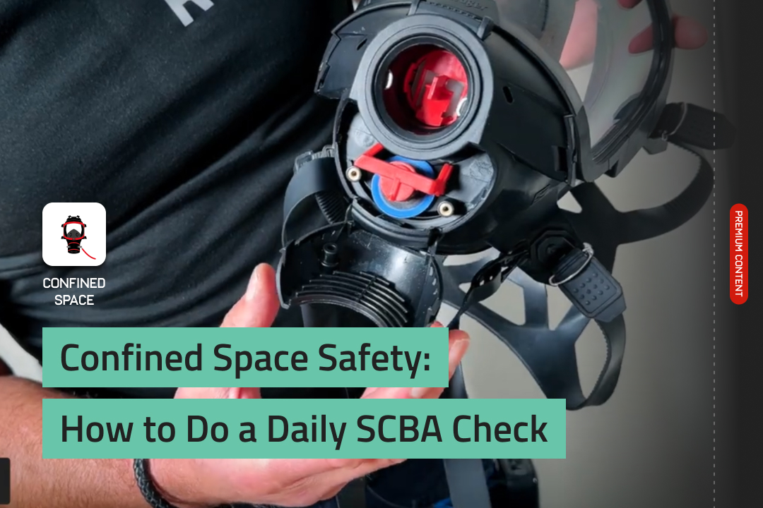 Learn how to complete a safe, correct daily SCBA check before confined space entry.