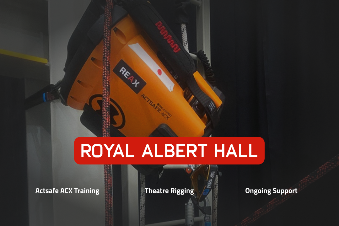 See how ActSafe ACX powered ascenders improved rigging access, safety, and efficiency at the Royal Albert Hall.