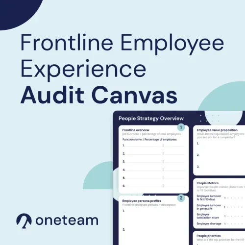Canvas to audit your employee experience 