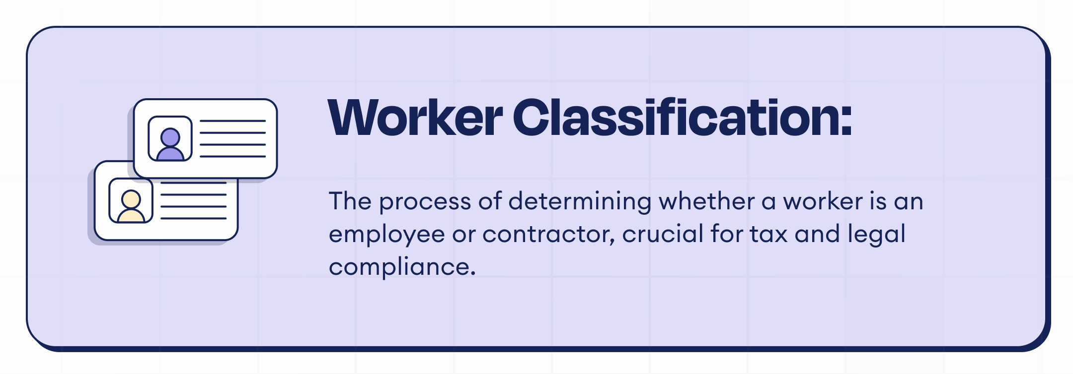 worker classification definition