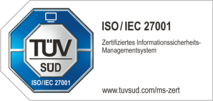 TÜV SÜD ISO / IEC 27001