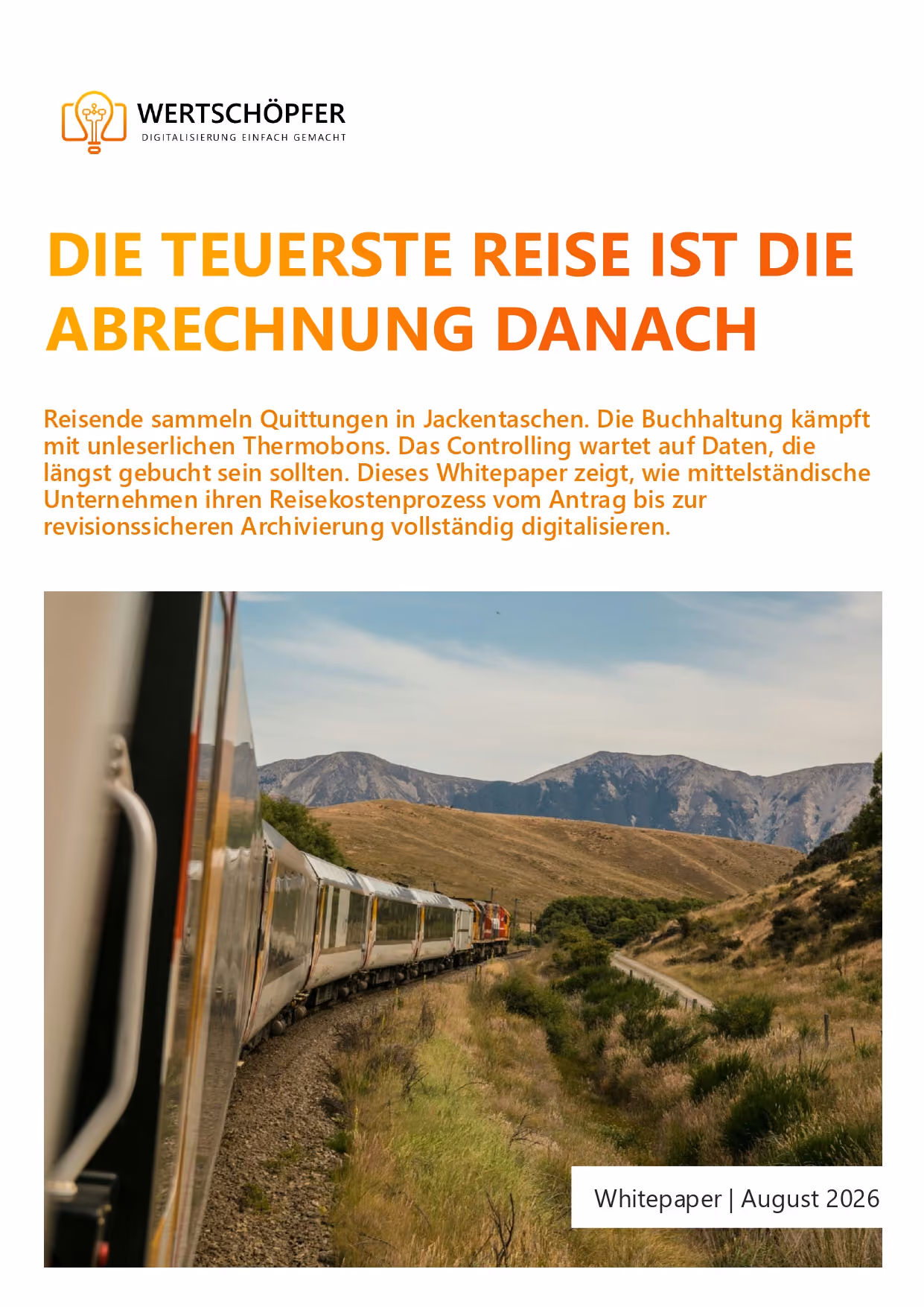 Whitepaper zum Thema Reisekostenabrechnung