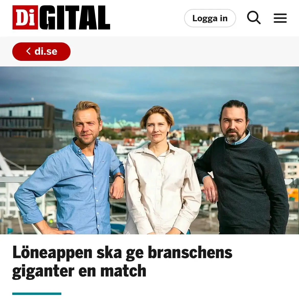 Omslag från Di Digital med Payap på framsidan