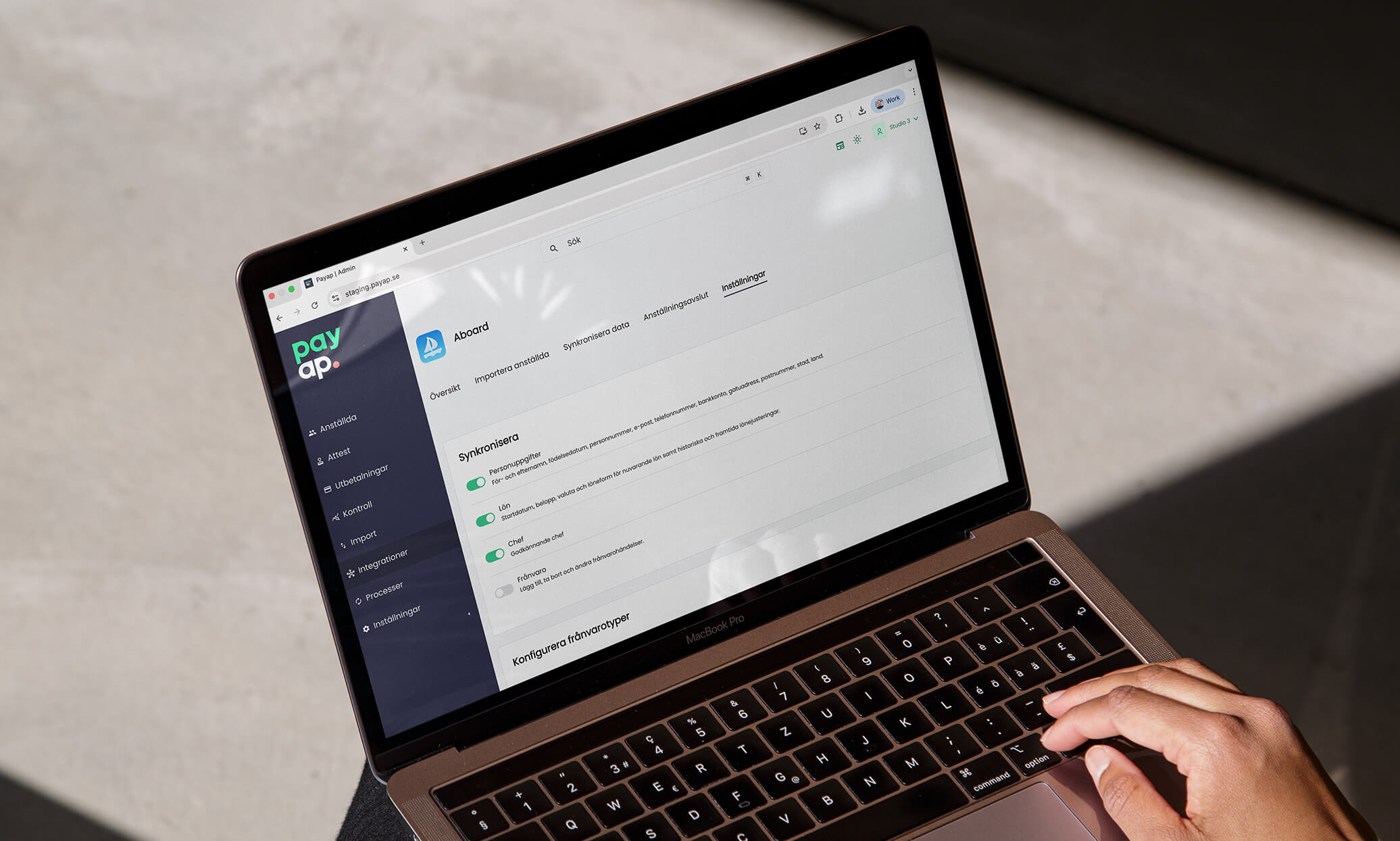 Integration till Aboard