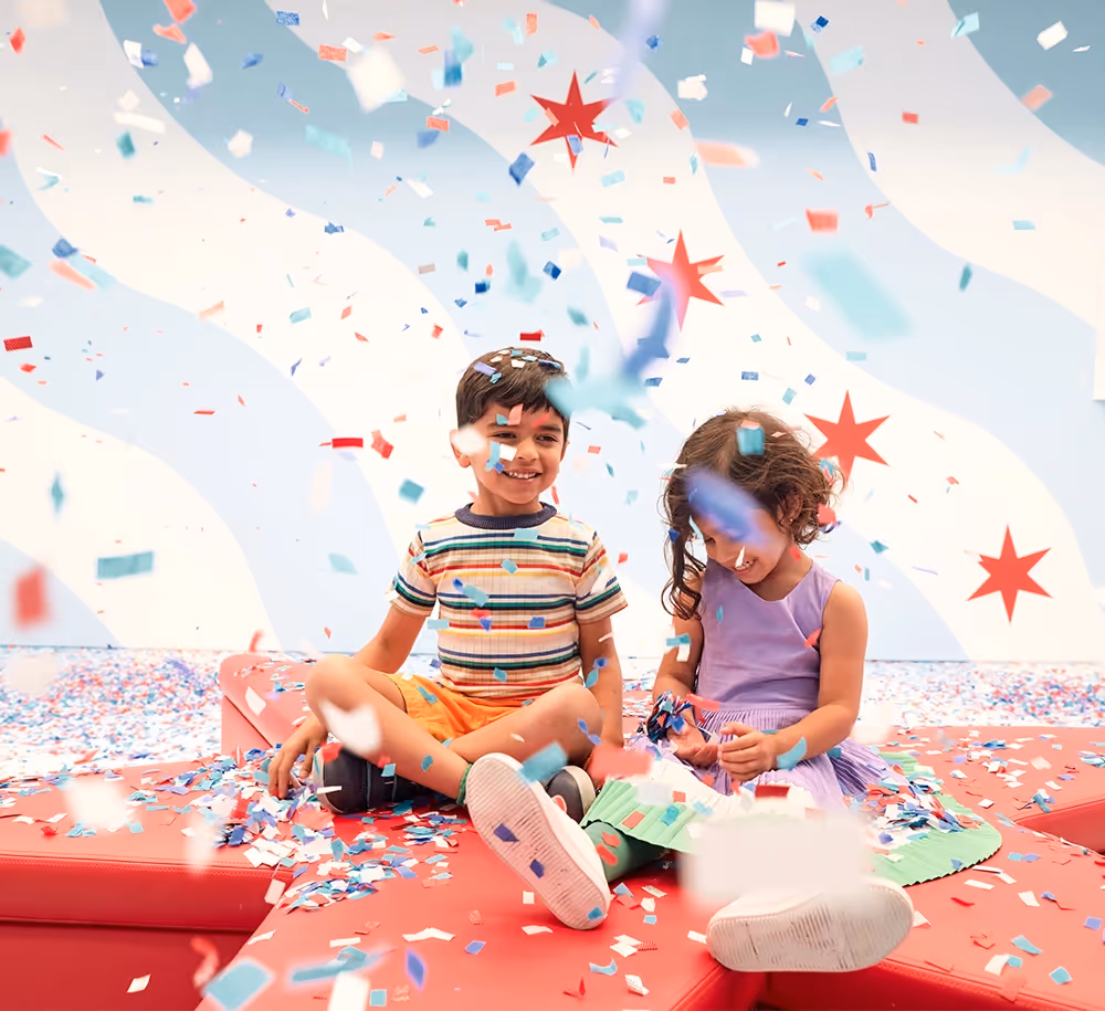 Play in Piles of Confetti