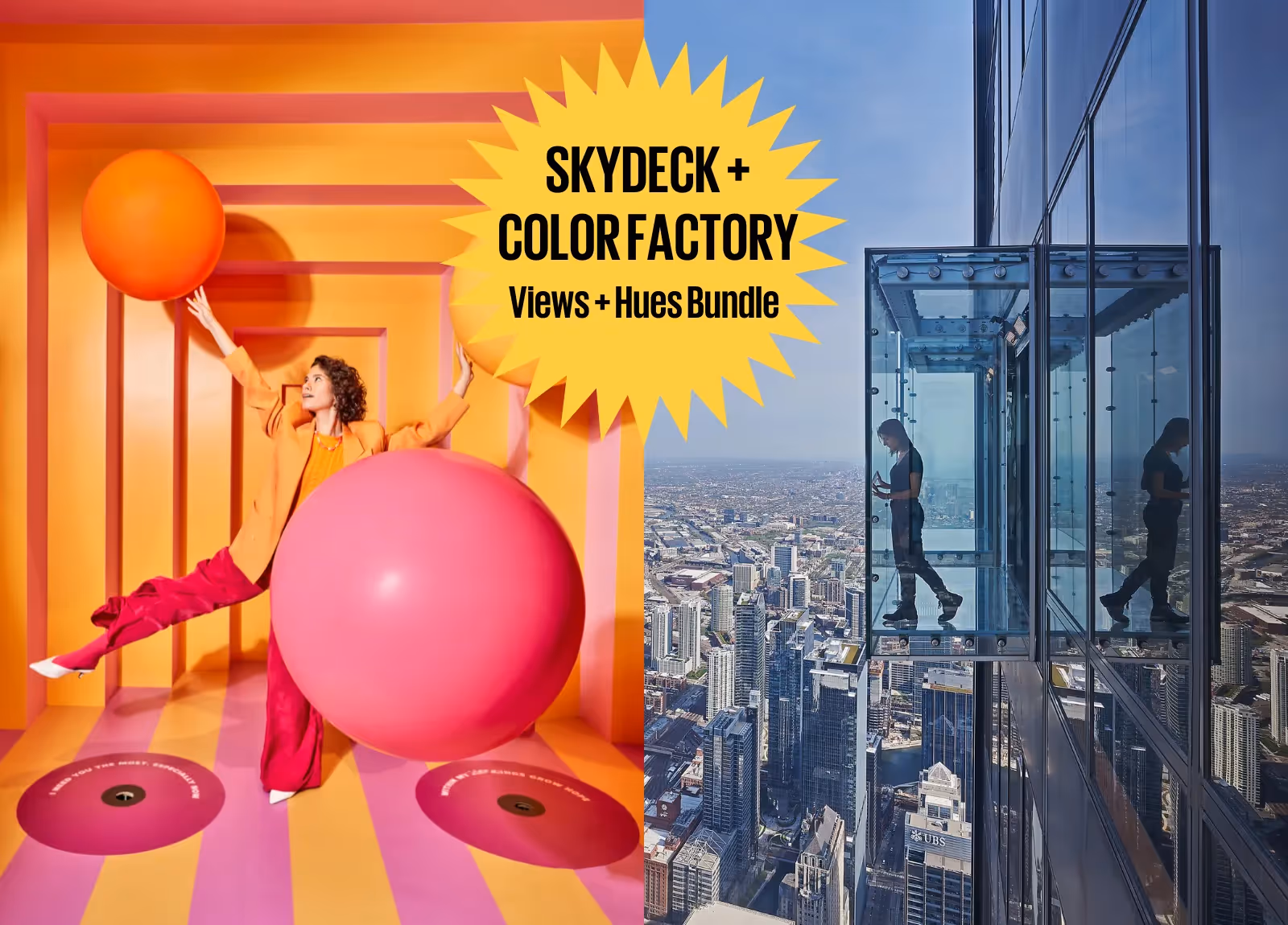 Skydeck and Color Factory Announce the "Views & Hues" Ticket Bundle