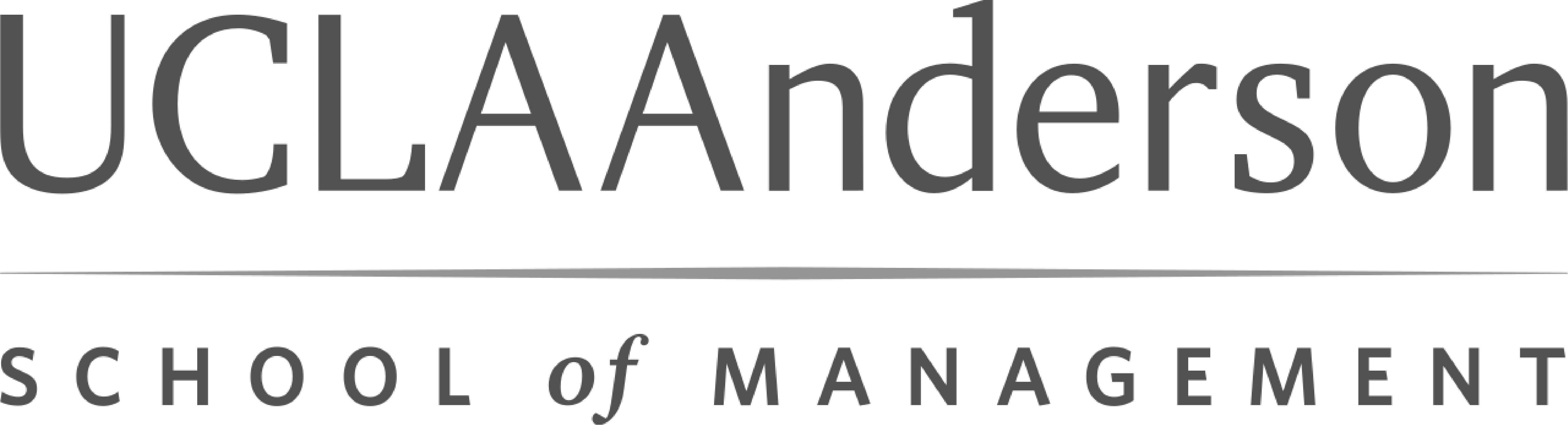 UCLA Anderson logo grayscale