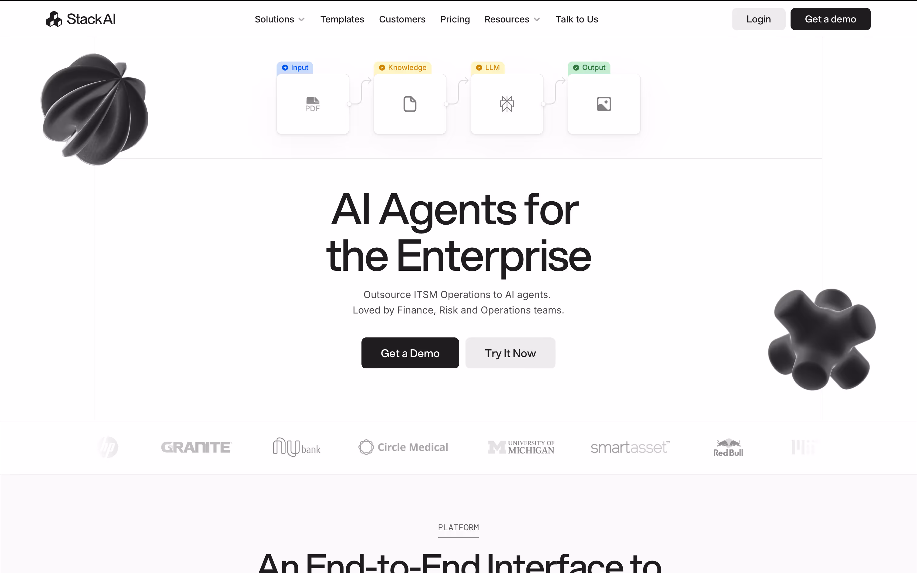 StackAI Homepage