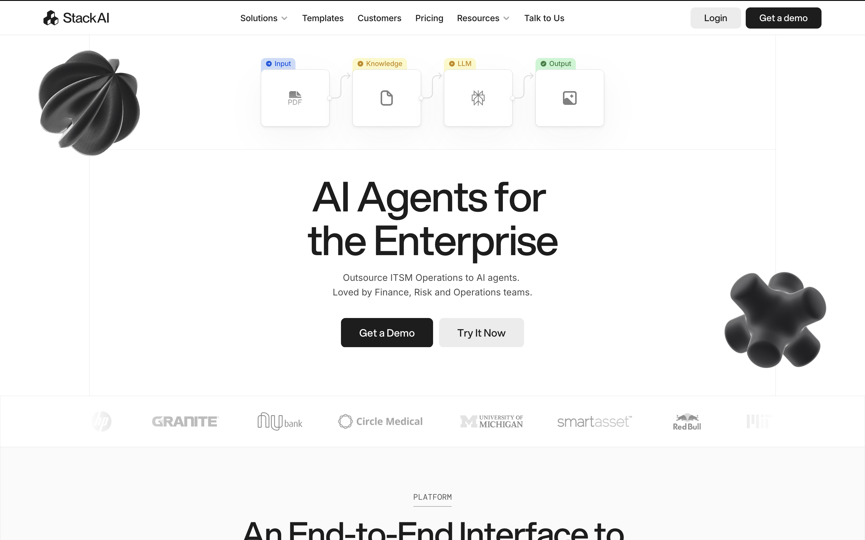 StackAI Homepage