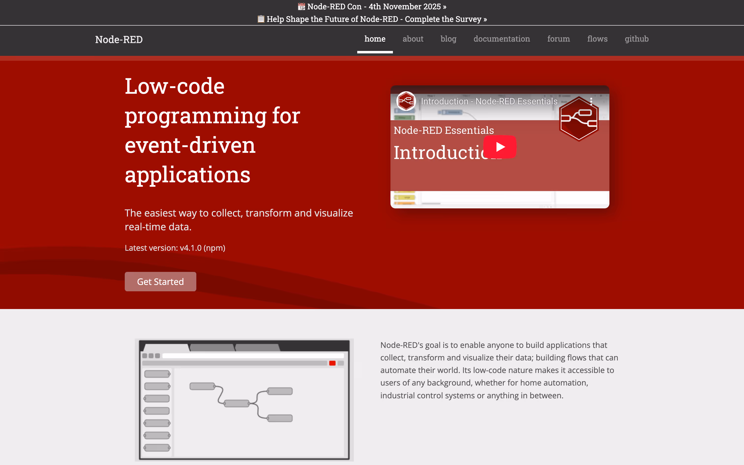 Node-RED Homepage