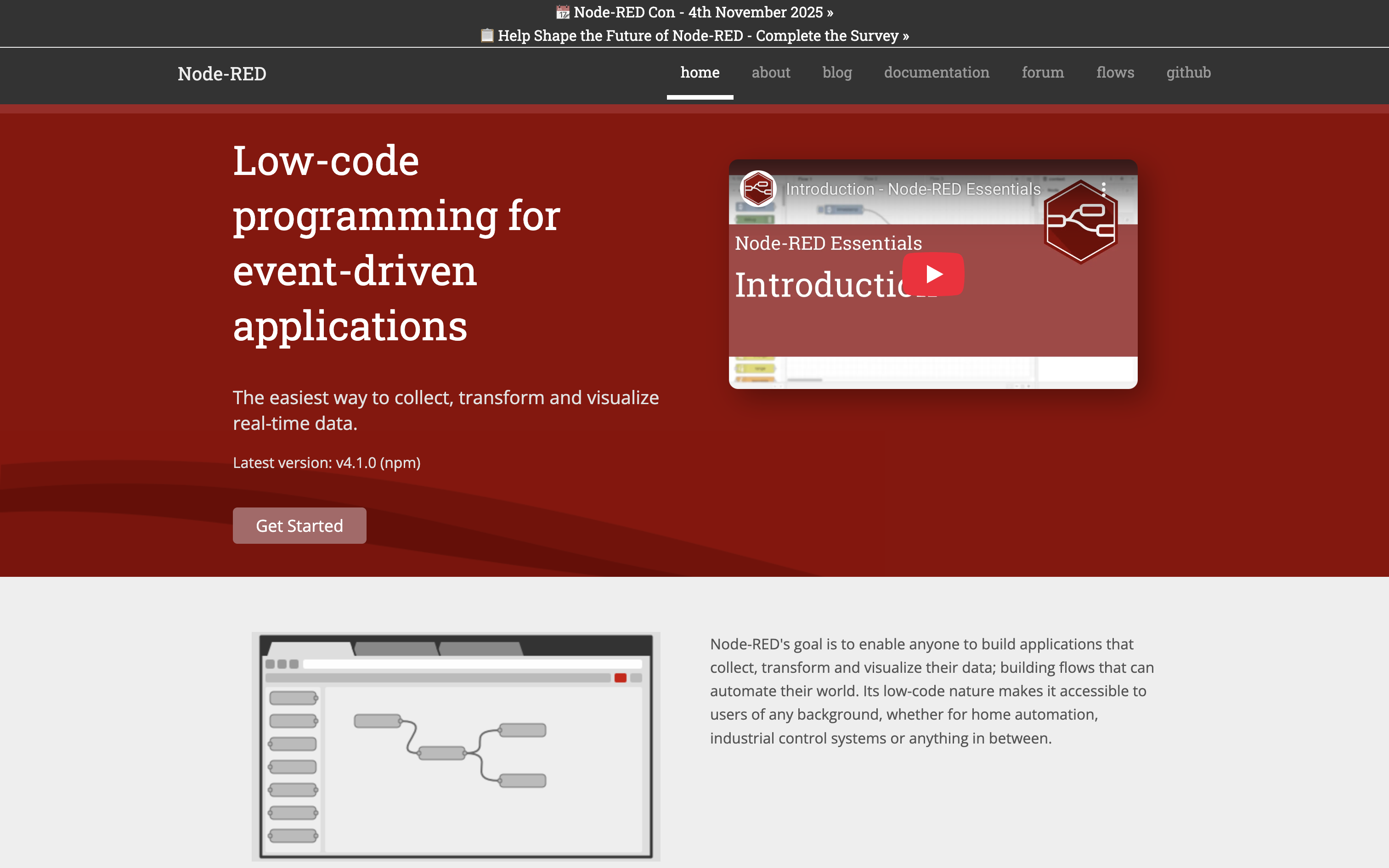 Node-RED Homepage