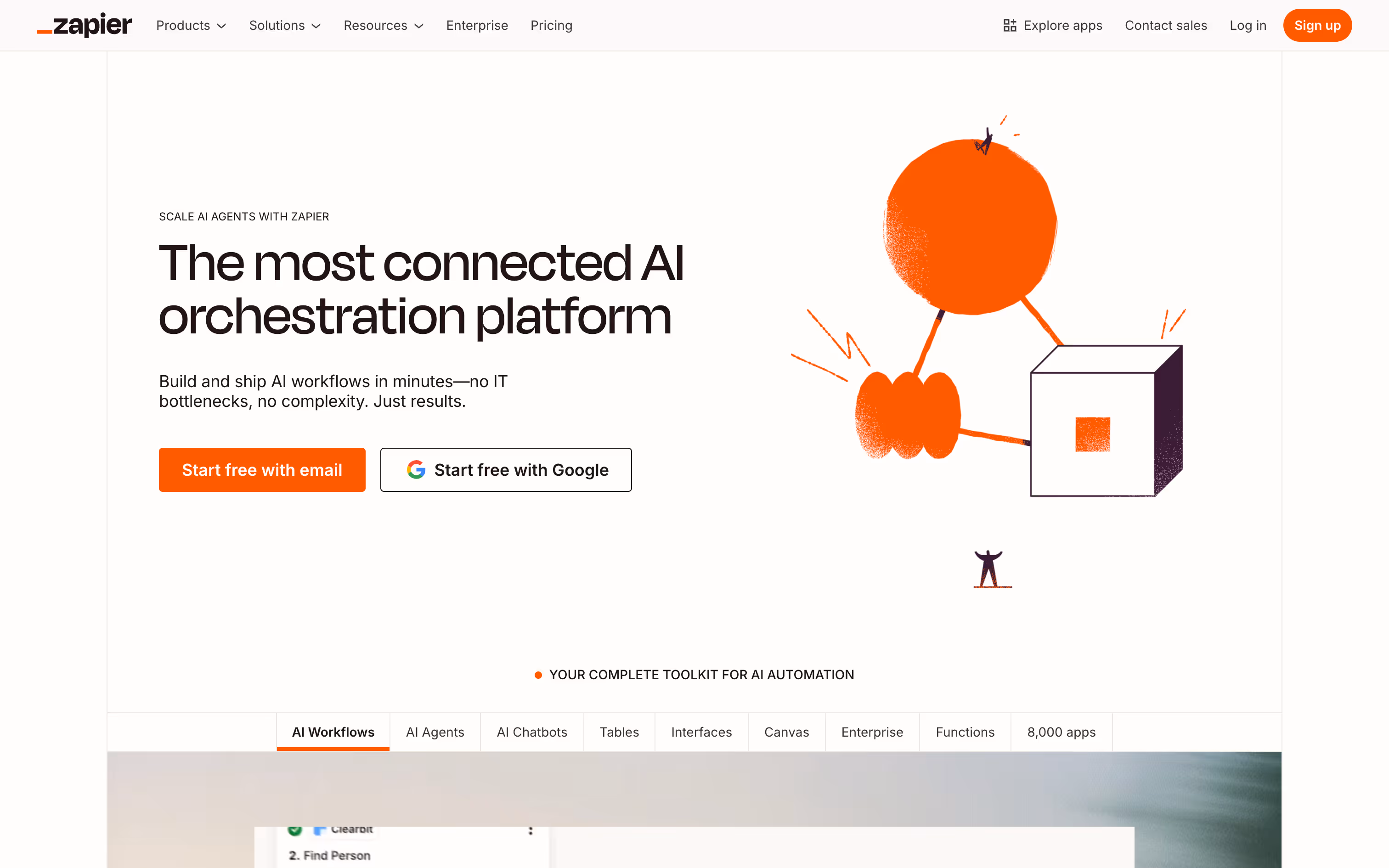 Zapier Homepage