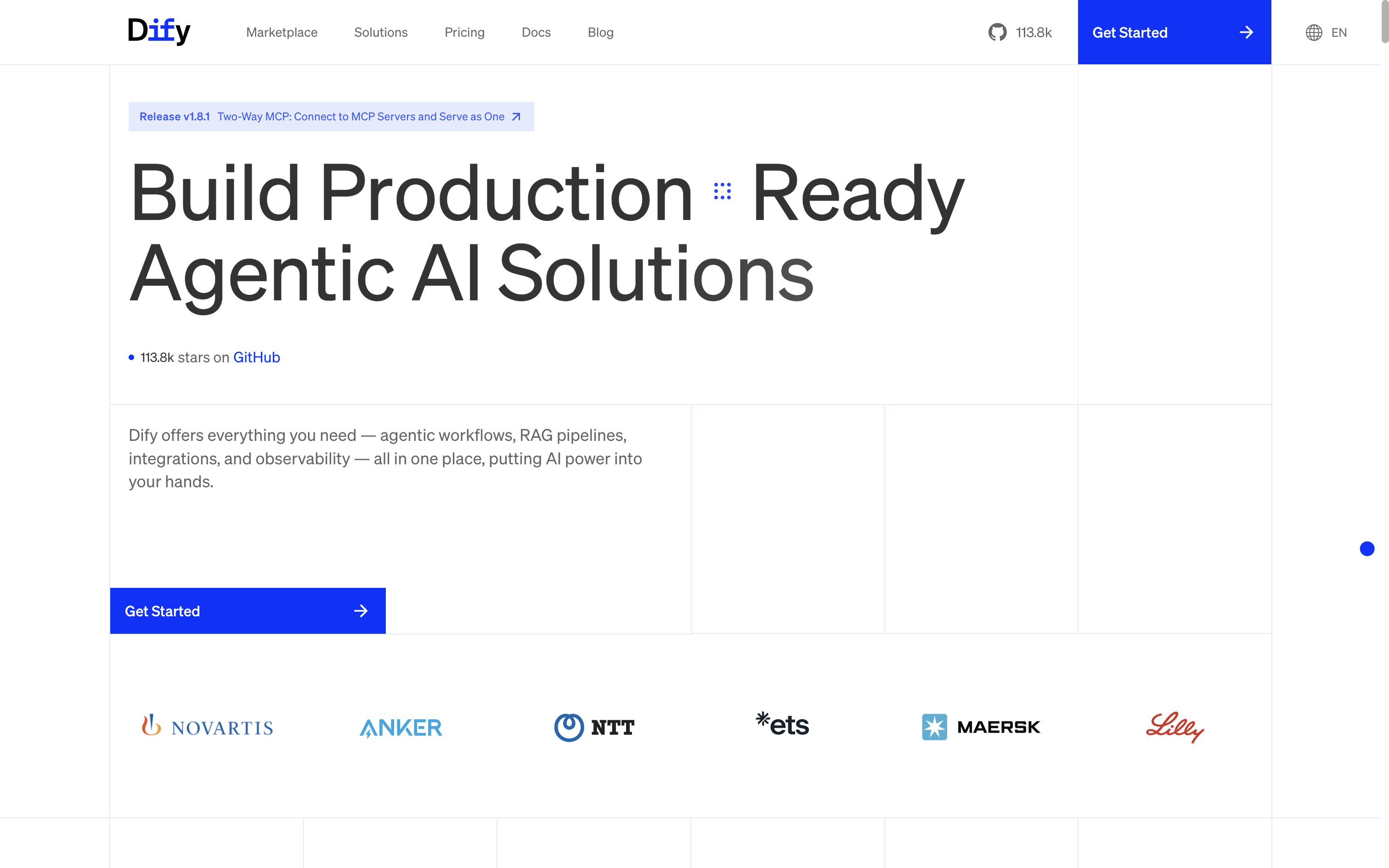Dify Homepage