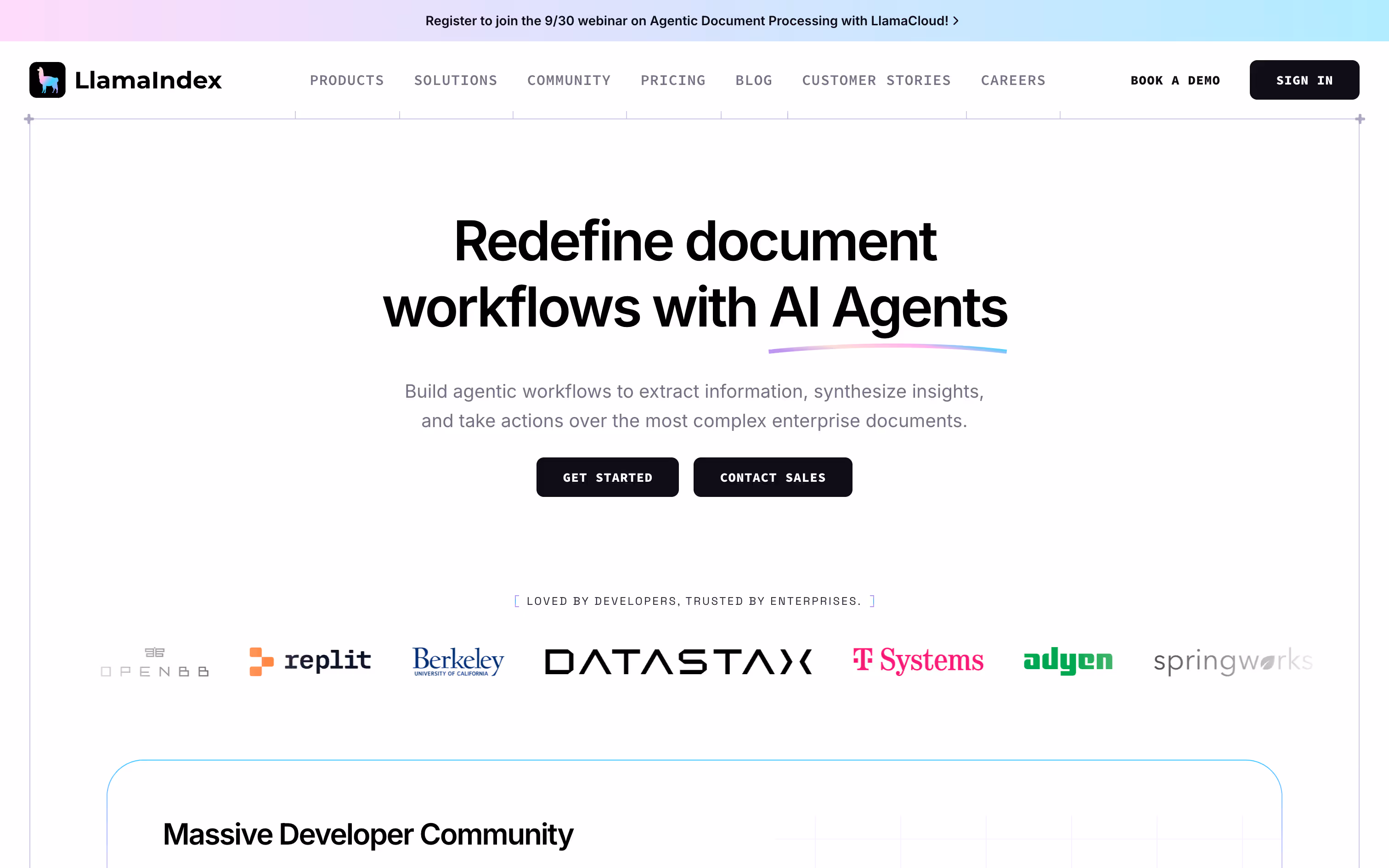 LLamaIndex Homepage