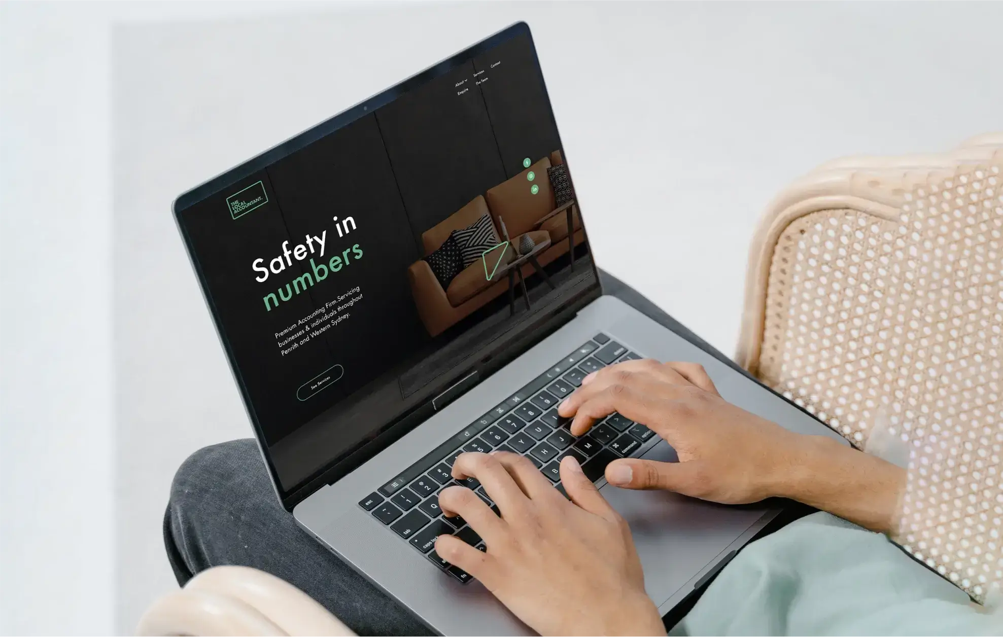 Masters Agency client mockup image
