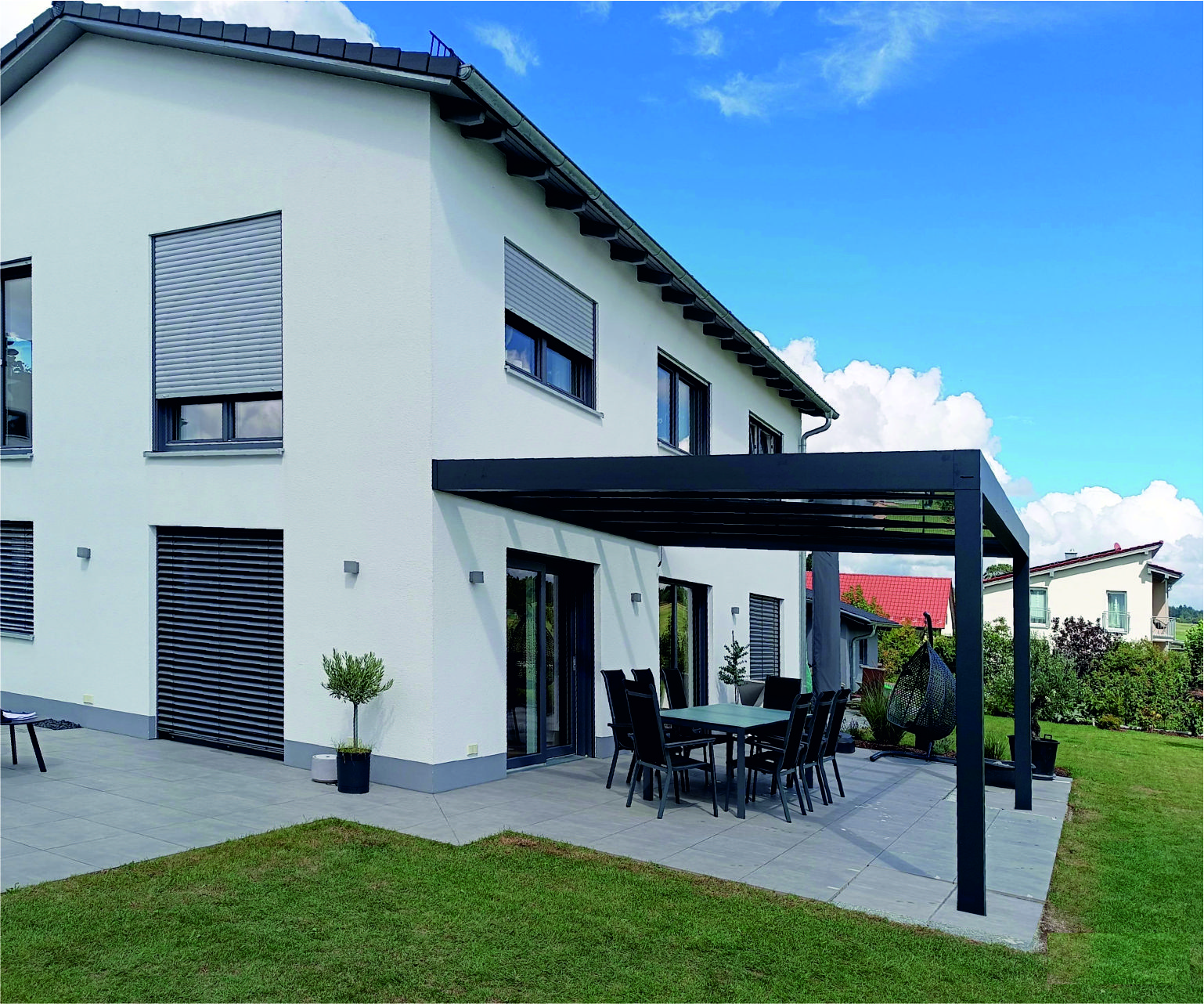 Aluxe Skyline Flachdach Terrassendach