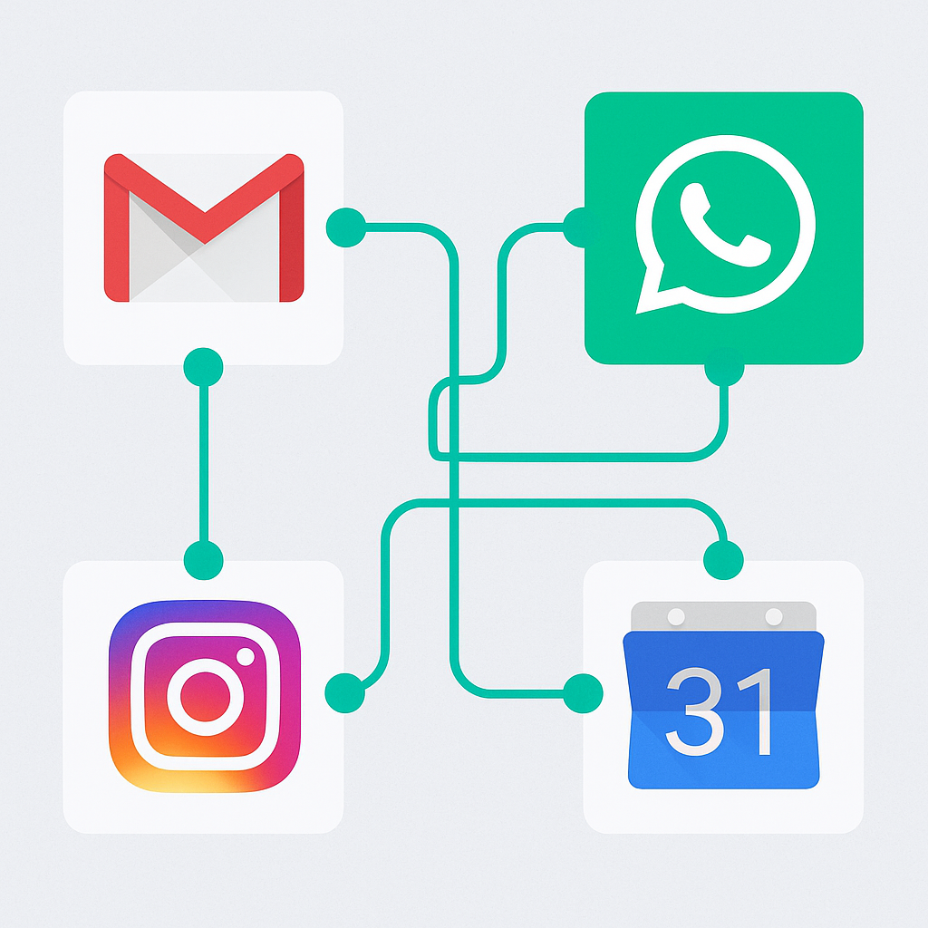 integration of apps done by n8n