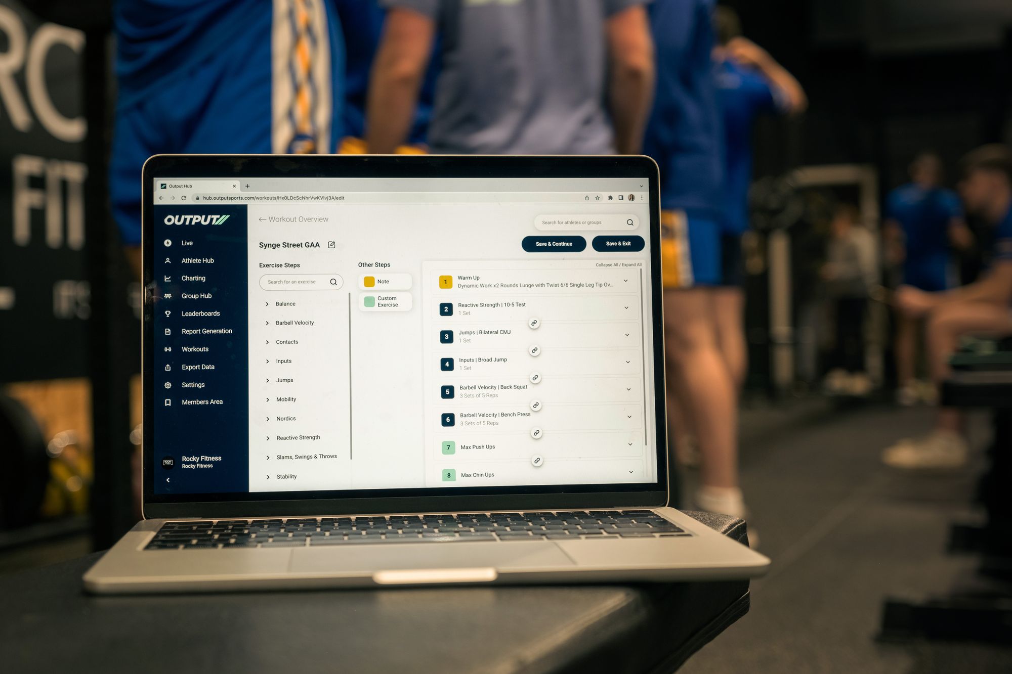Output Sports Testing Product Tour | Output Sports