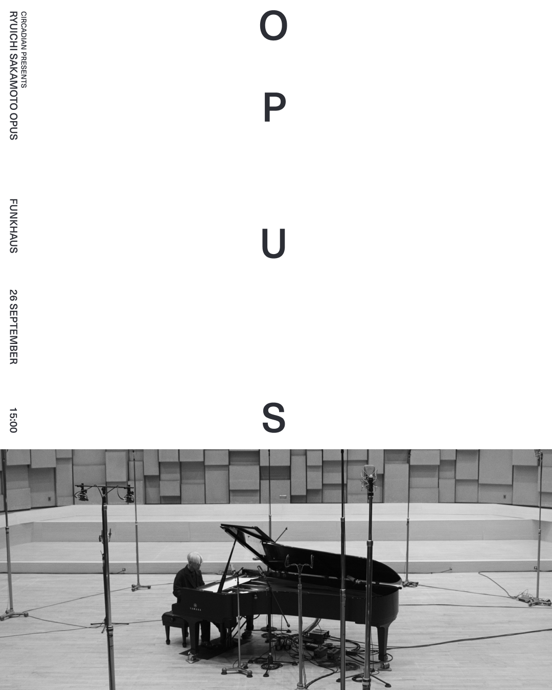 Ryuichi Sakamoto's Opus at Funkhaus Berlin