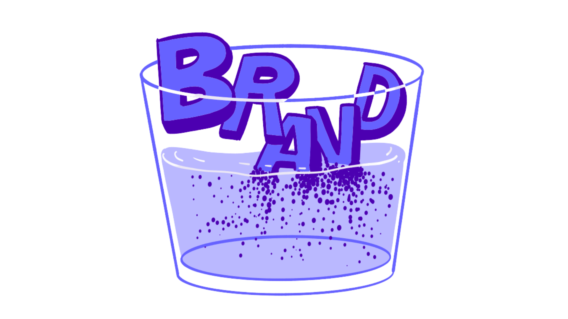 An artistic image representing brand dilution