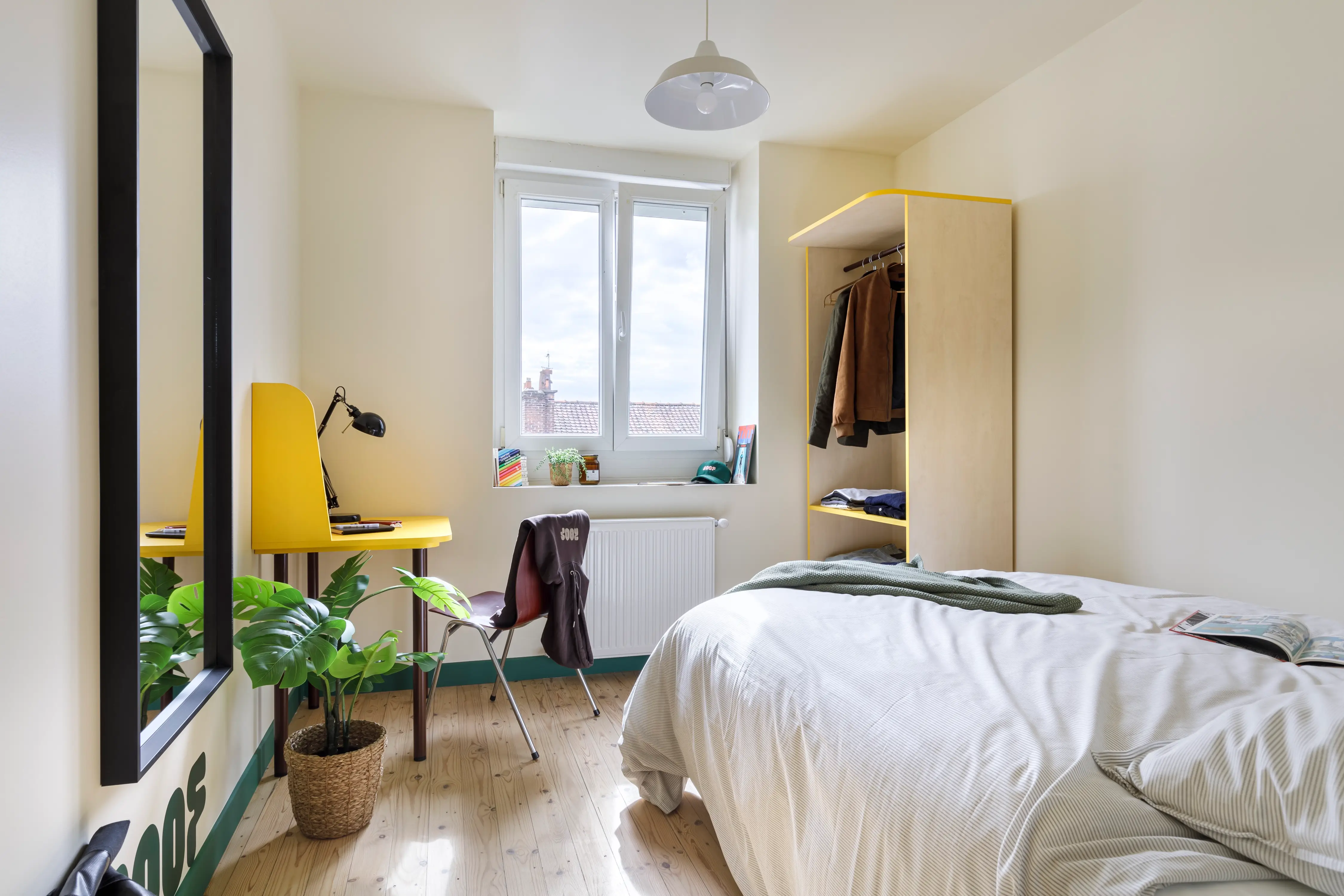 Chambre en coliving étudiant Roof — résidence tout compris