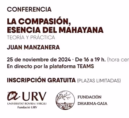 Lecture: Compassion, the essence of Mahayana. Theory and practice.