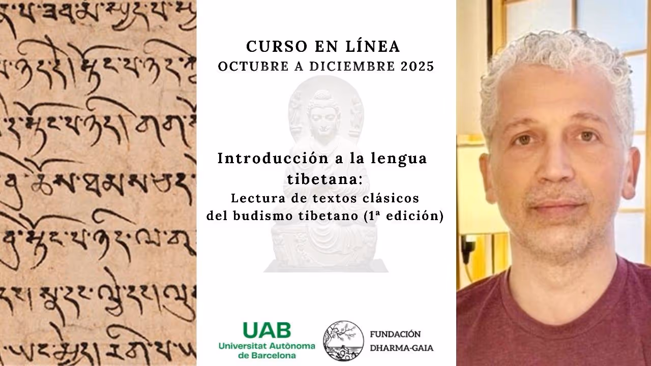 Pioneering online course in classical Tibetan at the Autonomous University of Barcelona: access to Buddhist texts in their original language
