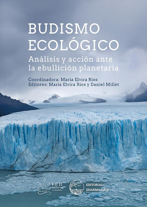 A book cover of a glacier