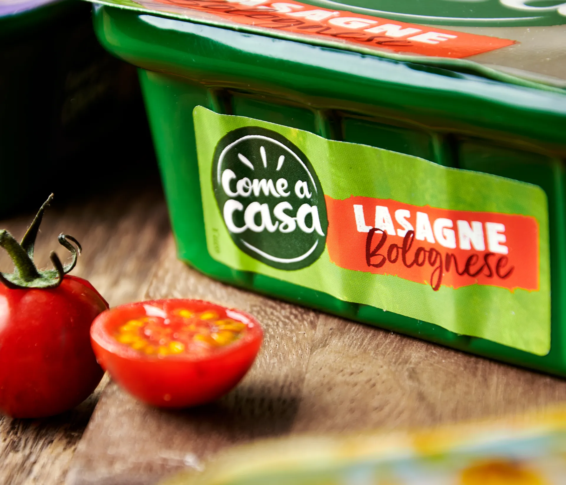 packaging details from come a casa lasagne