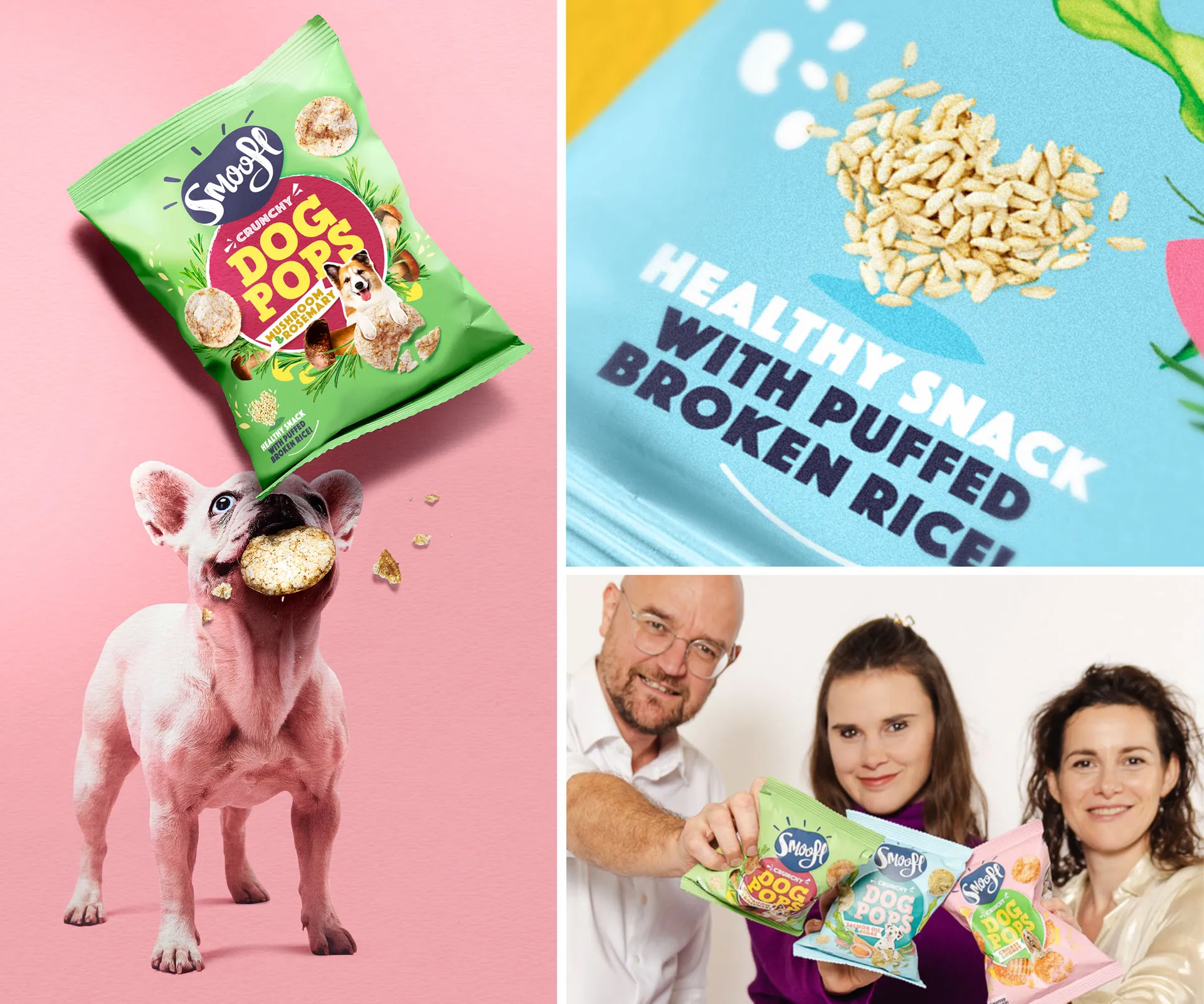colorfull packaging design for smoofl