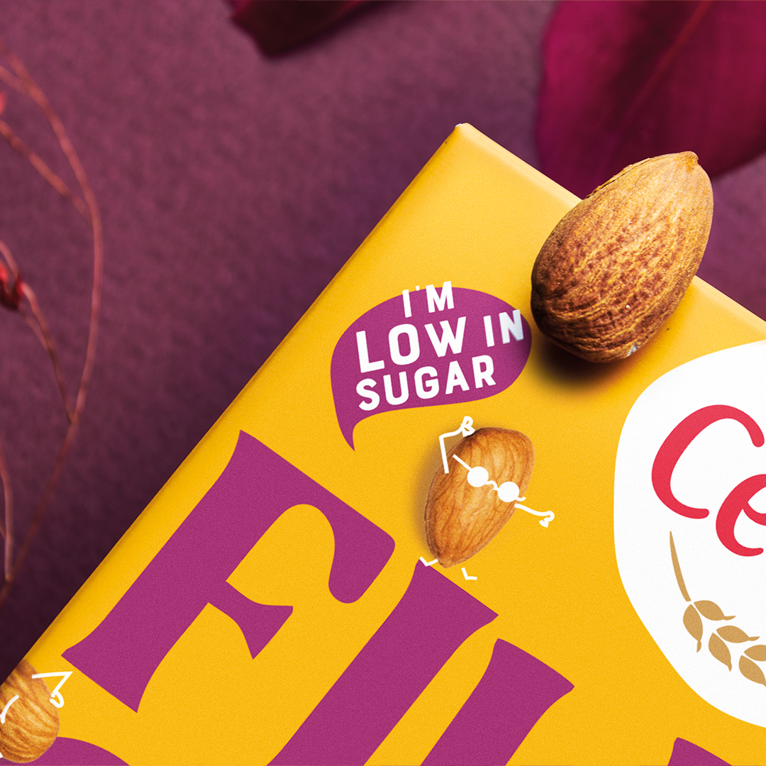 Detail of the redesigned packaging for Ceval by Catchafish