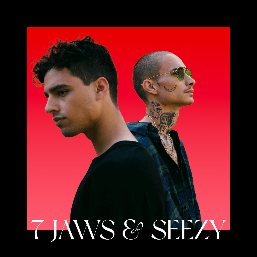 publication instagram annonce des artistes 7 jaws et Seezy