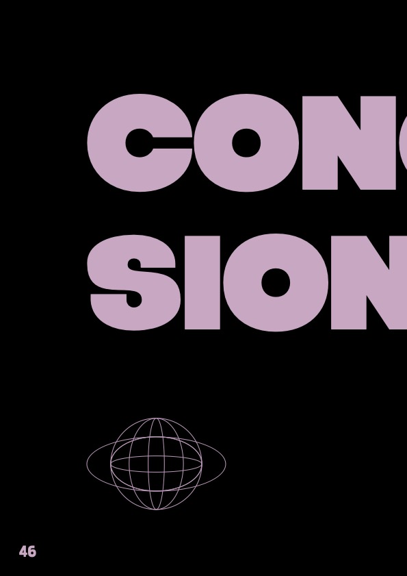 Page conclusion du magazine destiné au rap