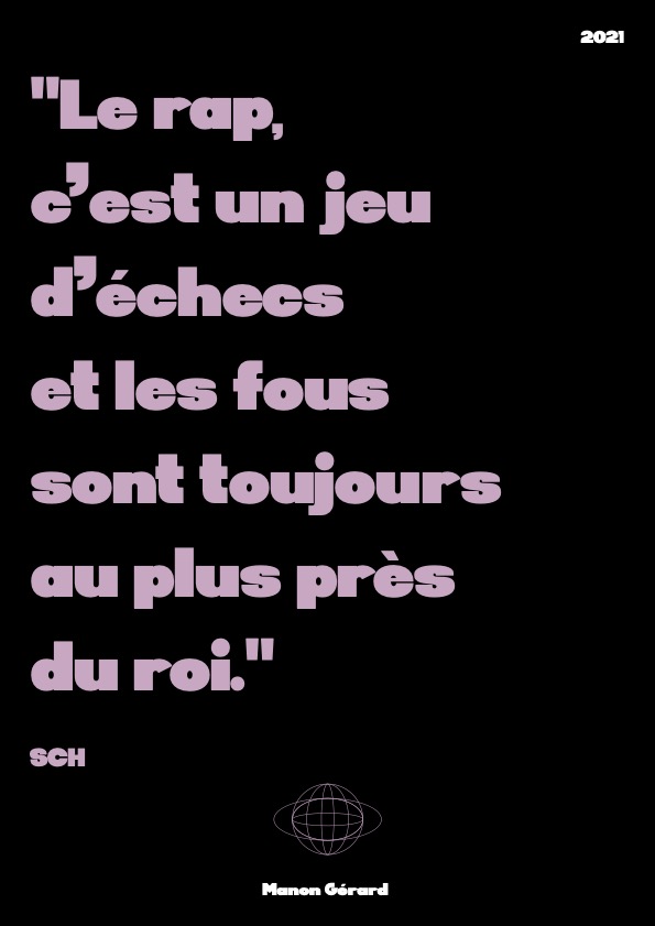 4e de couverture du magazine destiné au rap