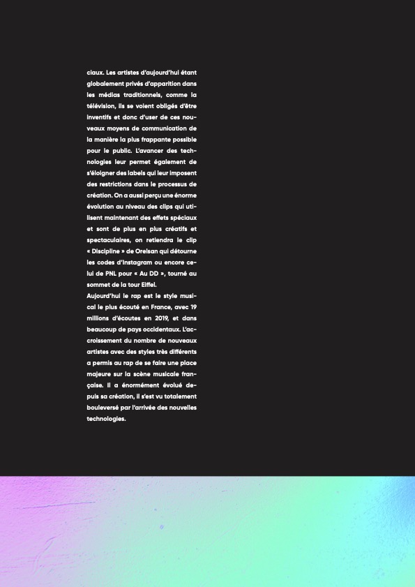 Introduction du magazine destiné au rap