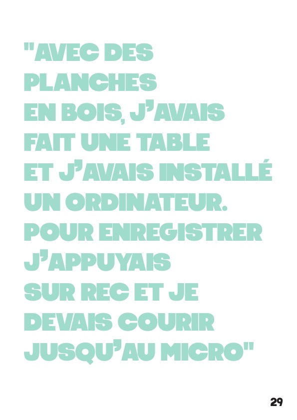 Page citation du magazine destiné au rap